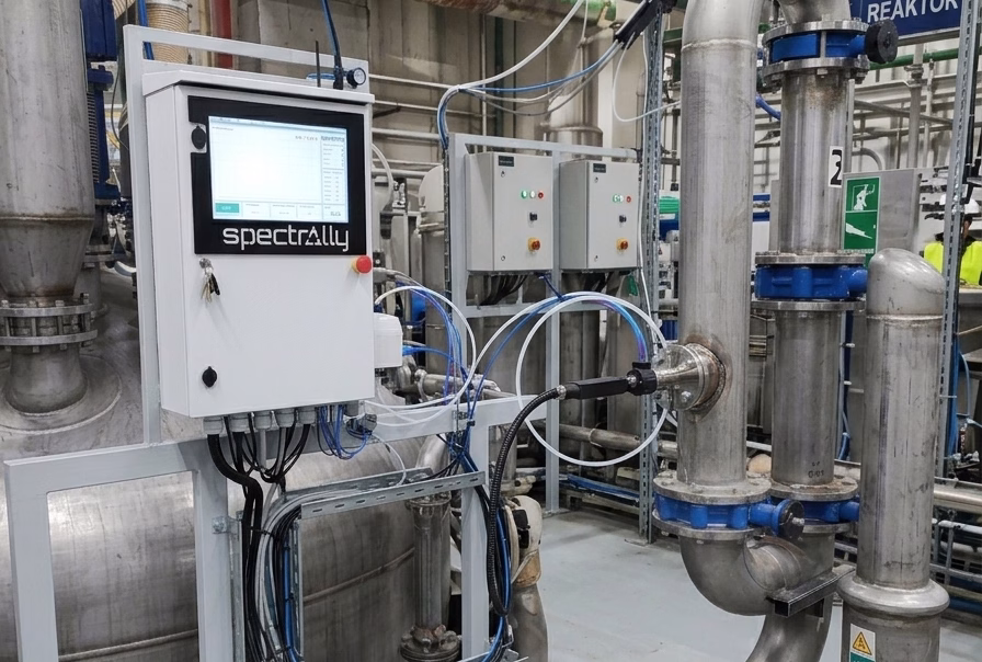Raman analyser in an industrial environment